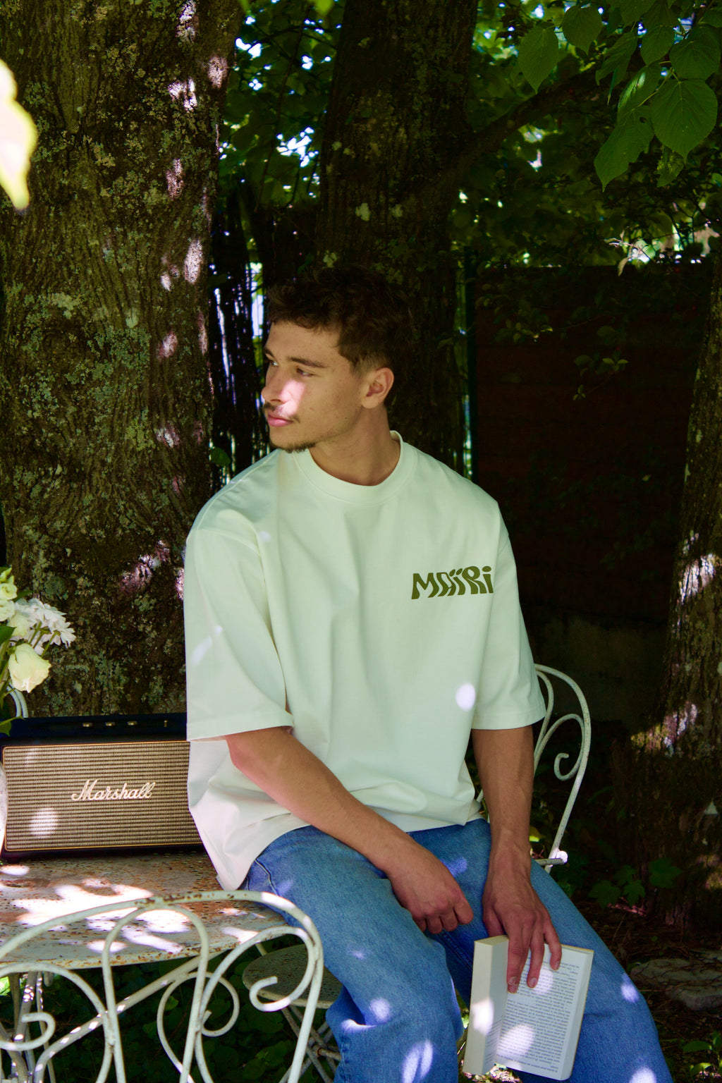 T-Shirt Wave green olive