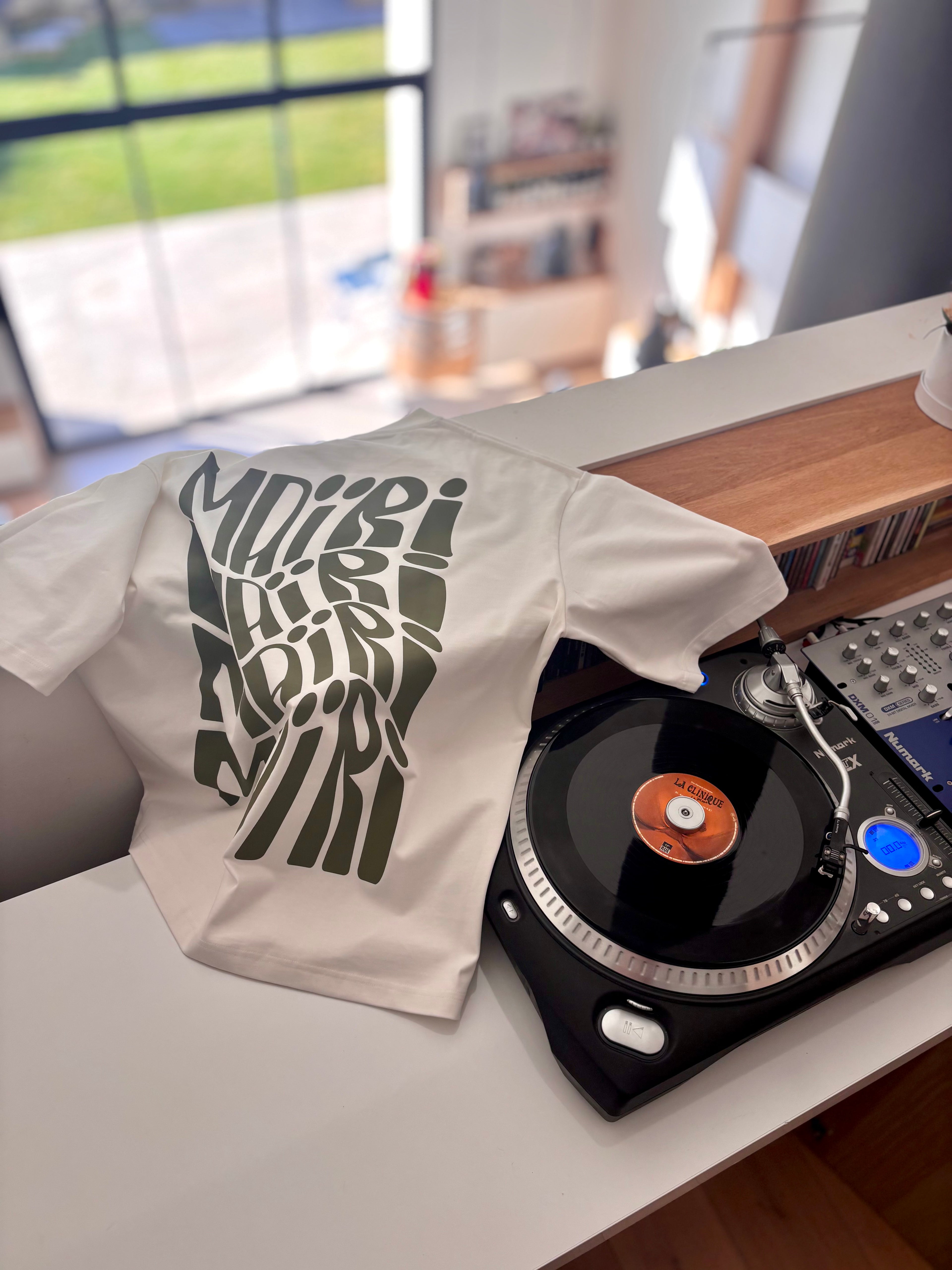 T-Shirt Wave green olive